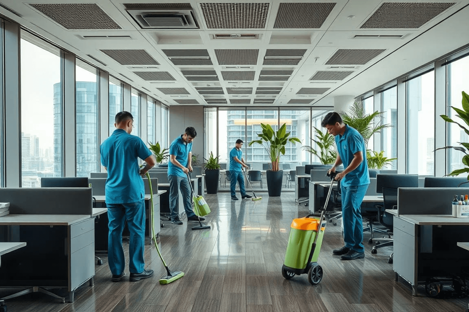 Office deep cleaning